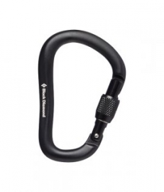 Black Diamond RockLock Screwgate Carabiner - HMS